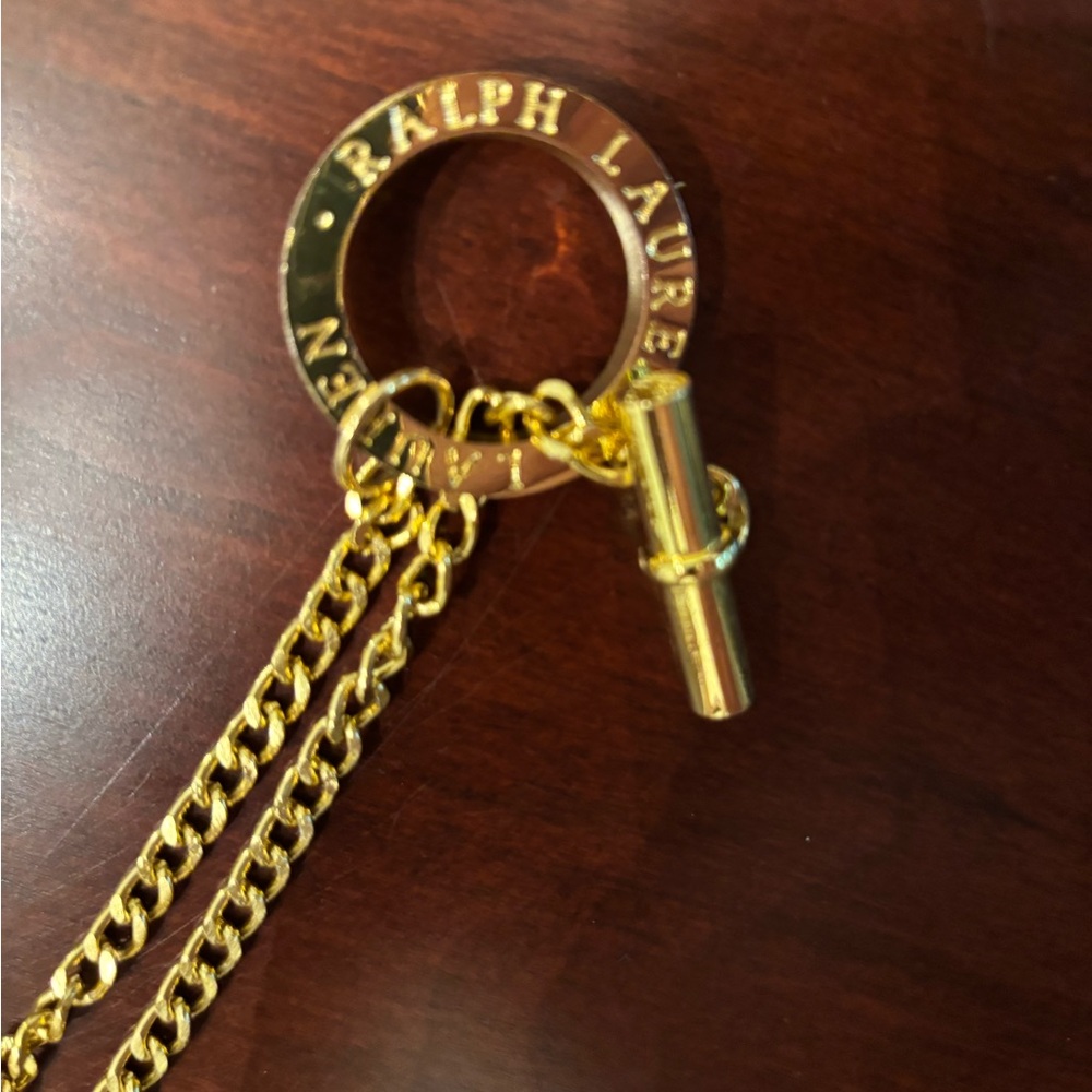 Ralph Lauren Gold Chain Belt sz 38 Vintage RARE - Picture 4 of 10